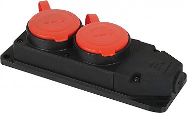 Колодка 2 ГН трифазна каучукова  FAR  (6/36 шт) (00000124986)