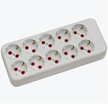 Колодка 10 ГН із заземленням FAR LARA (00000124990)